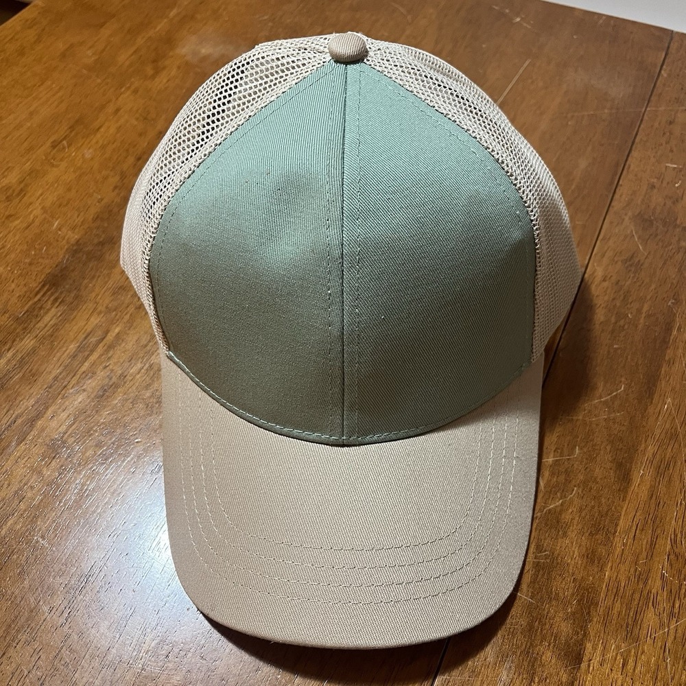 Authentic Pigment Green And‎ Cream Baseball Cap